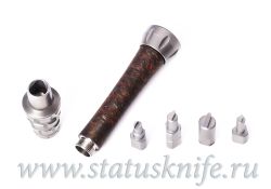 Широгоров Tool CD Red отвертка и 5 бит Custom Divisionфотография - 3