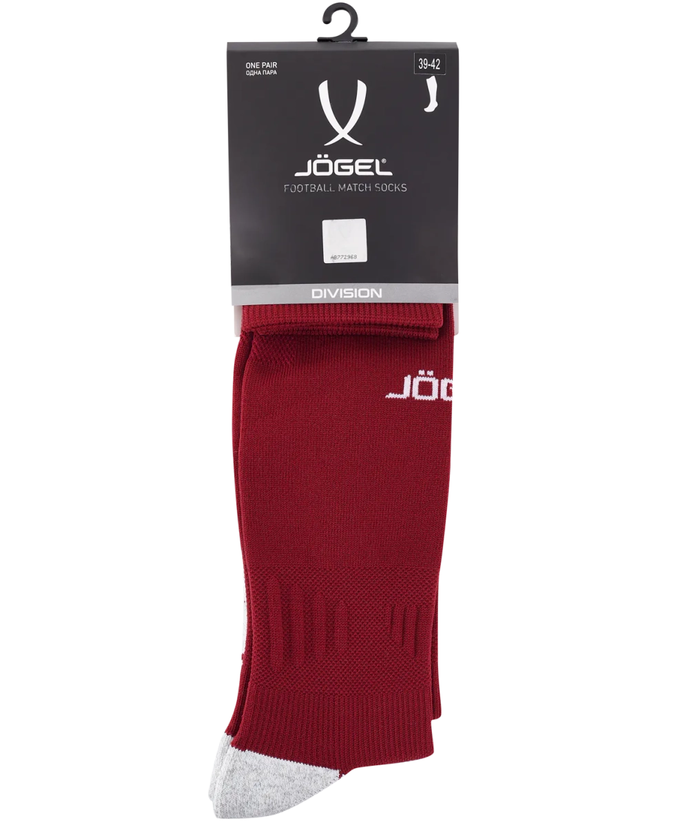 Гетры футбольные Match Socks, гранатовый