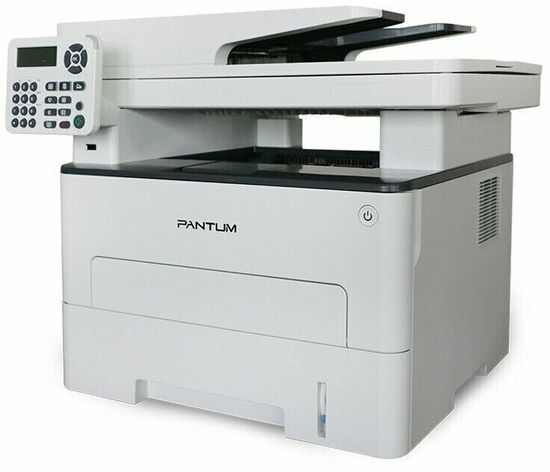 МФУ лазерное Pantum M7200FD, лазерное ЧБ, A4, C P S, факс, дуплекс, автоподача, 33 стр мин, 1200 x 1200 dpi, 256Мб RAM, лоток 250 стр, USB, серый корпус