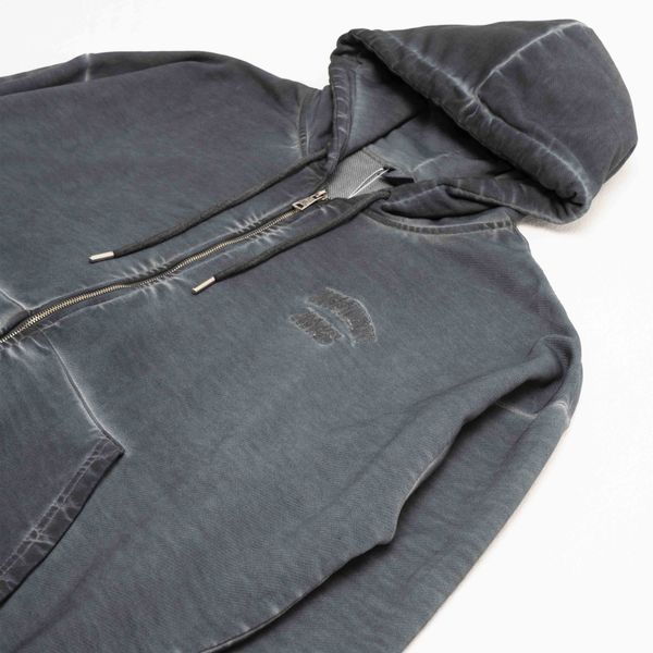 Худи Zip DDesigns in Garment Dyed Concrete - фото 7