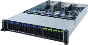 6NR282NO0MR-00 Серверная платформа Gigabyte R282-NO0 2U, (2 x LGA 4189 up 270W, 32 x DDR4 3200MhZ, 24 x 2.5'' NVMe HotSwap, 2 x 2.5 SATA/SAS HotSwap (rear), Intel RAID 0/1, 5 x PCIe x16, 1 x PCIe x16 Mezzanine, 1 x PCIe x8 Mezzanine, 2 x I350-AM2 1GbE, 2 x 1600W 1+1, AST2600, IPMI, 2 x Heatsink) P/N: 6NR282NO0MR-00