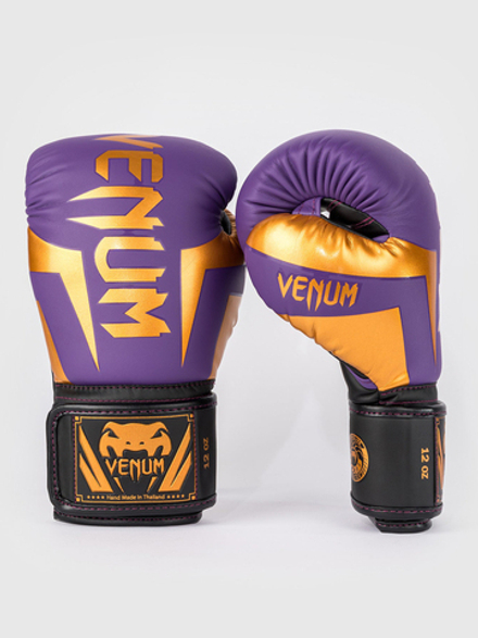 Перчатки боксерские Venum Elite Violet/Black/Copper