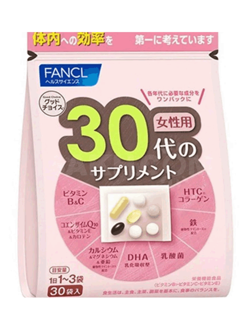 Витаминный комплекс для женщин от 30 лет, FANCL