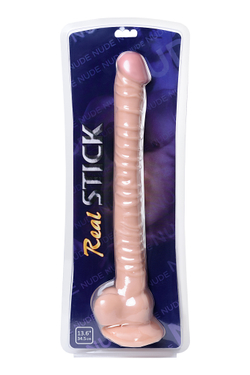 Реалистичный фаллоимитатор TOYFA RealStick Nude, PVC, телесный, 40 см