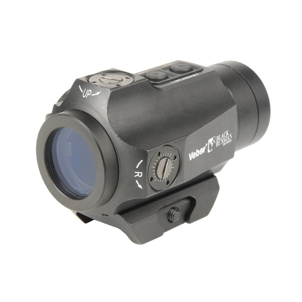 Прицел коллиматорный Veber Black Russian DOT 125 RG (закрытый, объектив 25мм, 4 МОА, метка точка красная/зеленая, вивер)