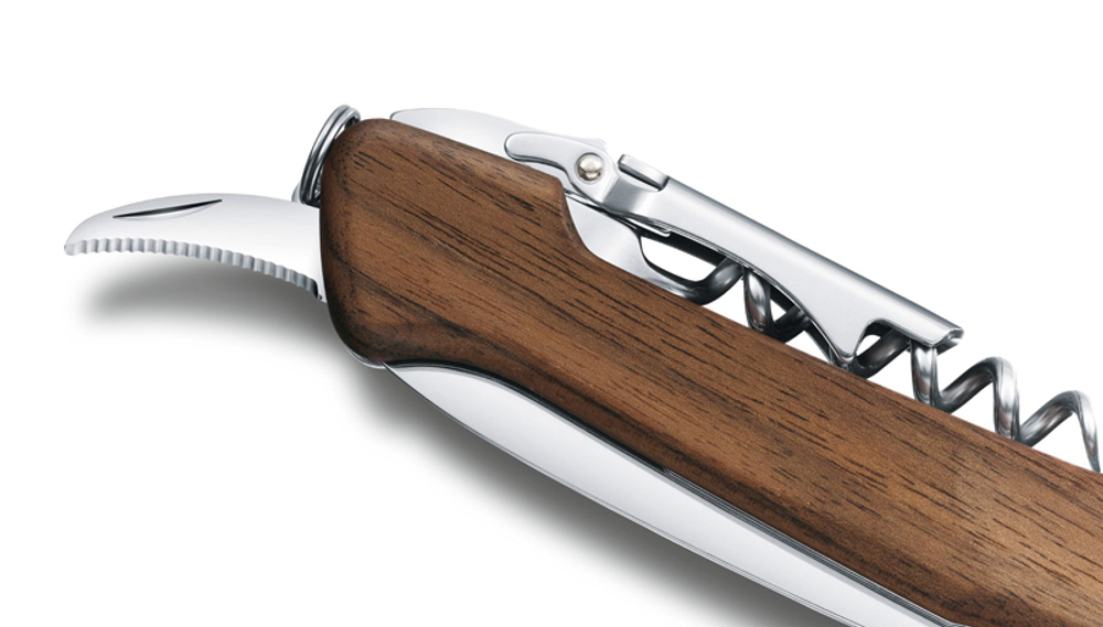 Нож Victorinox Wine Master, 130 мм, 6 функций, ореховое дерево