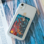 Силиконовый чехол для iPhone XR с карманом для карт, 013019 CM