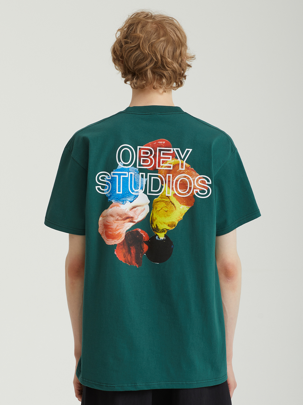 Мужская Футболка Obey Studios Palette