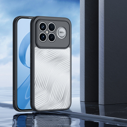 Чехол прозрачный с черными мягкими рамками для Xiaomi Poco F8 Ultra и Redmi K90 Pro Max, серия Aimo Series Case от Dux Ducis
