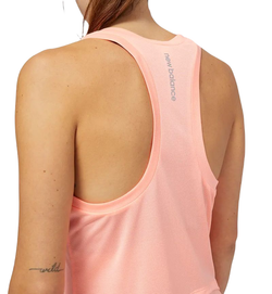 Женский топ теннисный New Balance Accelerate Tank - Розовый