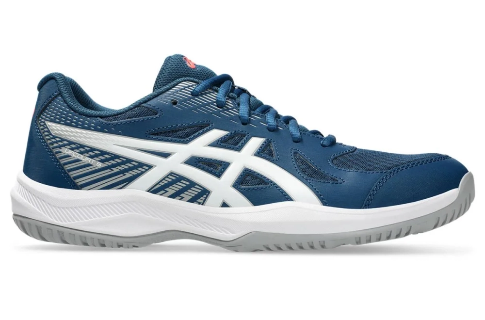 Мужские кроссовки для сквоша/бадминтона Asics Upcourt 6 - mako blue/white