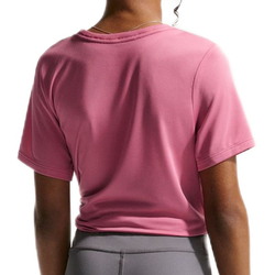 Футболка для девочки Nike Kids One Fitted Dri-Fit Short Sleeve - peony/white