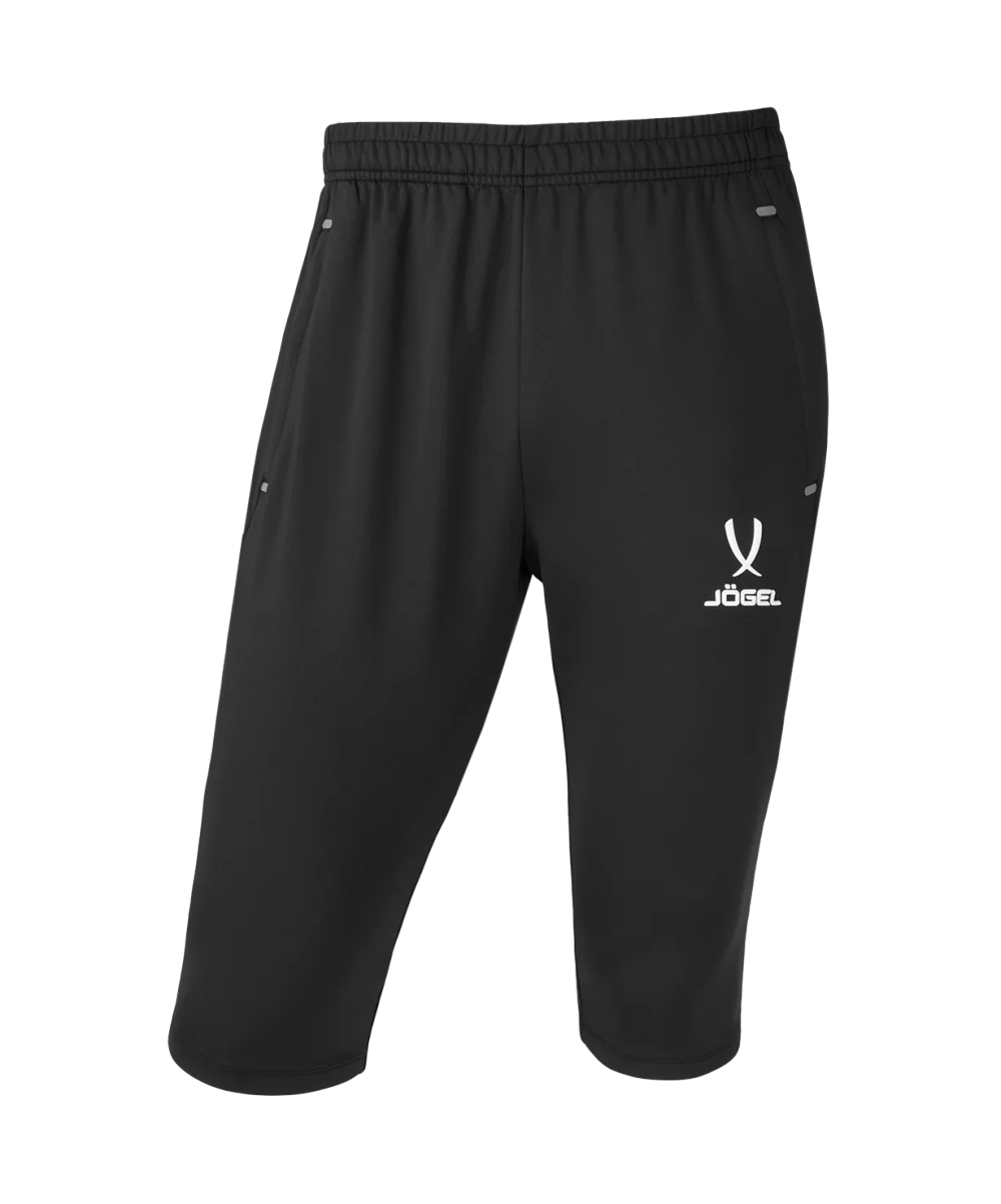 Брюки тренировочные с карманами JÖGEL PREMIER PerFormDRY 3/4 Training Pants, черный