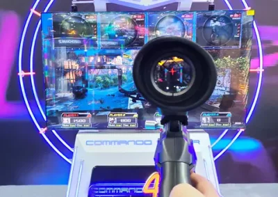 Игровой автомат видео стрелялка для 4-х игроков «Sniper»