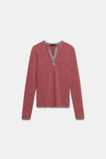 ФУТБОЛКА-ХЕНЛИ В ПОЛОСКУ — ZARA