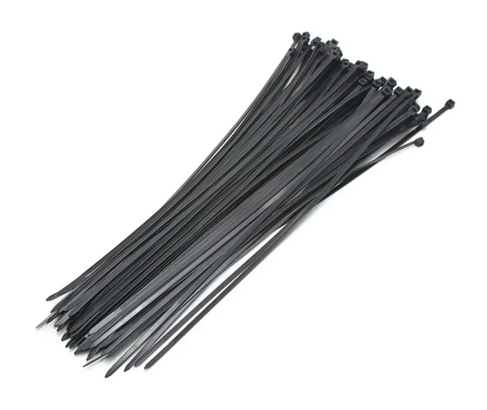 Хомут пластмас BLACK 4х250 (100шт) KING BLACK 4х250