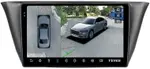 Магнитола для Iveco Daily 3 2014+ (рамка под кожу) - Teyes CC3-2K-360 монитор 9.5" 2K QLED на Android 10, Быстрая, CarPlay, 4G SIM-слот, 4 камеры в комплекте