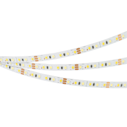 Светодиодная лента RT-A120-8mm 12V White-MIX (9.6 W/m, IP20, 2835, 5m) (Arlight, Изменяемая ЦТ) 013126(2)