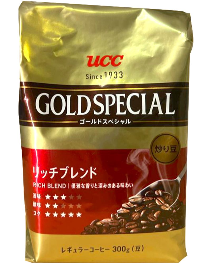 Кофе в зернах UCC Gold Special Mocha, 300 г