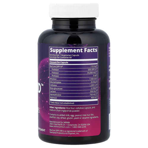 MRM Nutrition, Gluten Aid™, 60 вегетарианских капсул