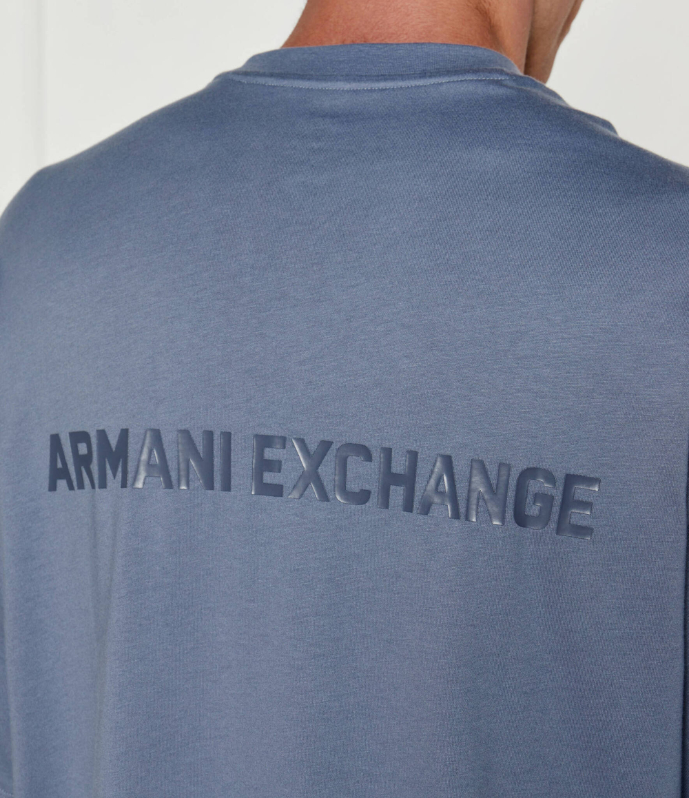Футболка Armani Exchange - голубой(6DZTLS ZJLFZ)