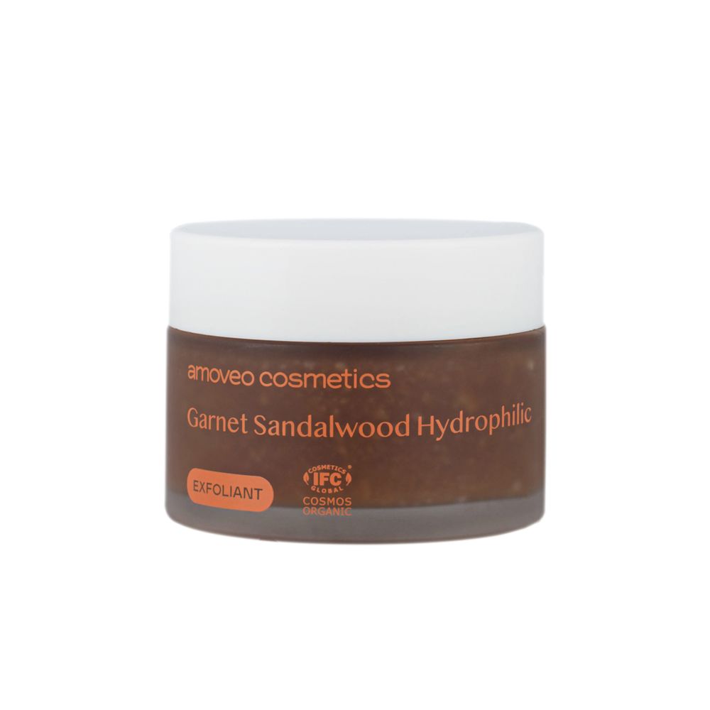 Крем-эксфолиант для лица GARNET SANDALWOOD гидрофильный 50мл (AMOVEO)