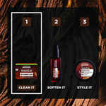 Твердый шампунь и мыло 4 в 1 MenExpert BarberClub 80 г (Франция)