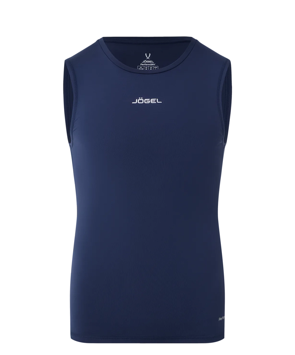 Майка компрессионная CAMP PerFormDRY Baselayer SL Tee, темно-синий