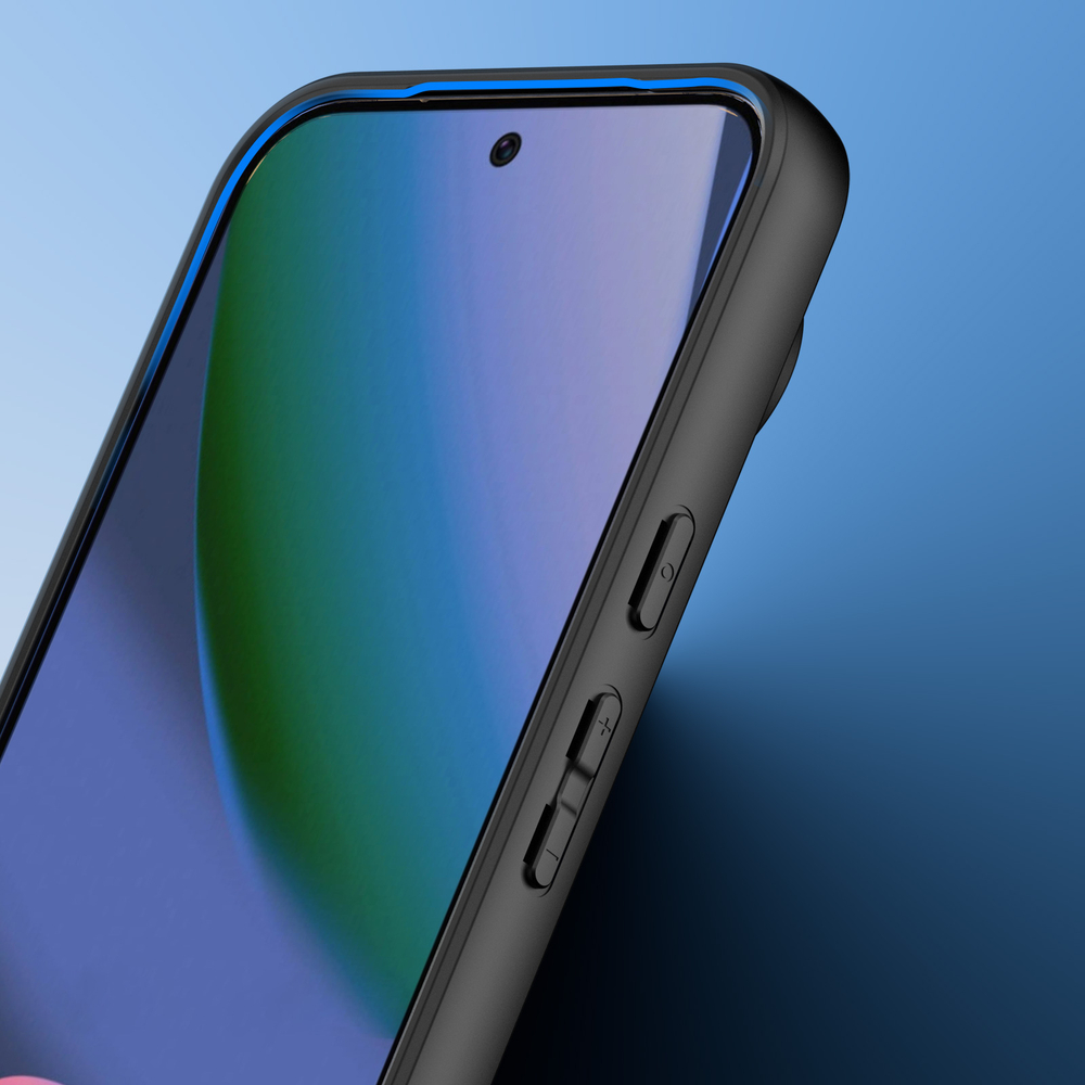 Чехол прозрачный с черными рамками для Google Pixel 10 Pro XL, серия Aimo Series от Dux Ducis