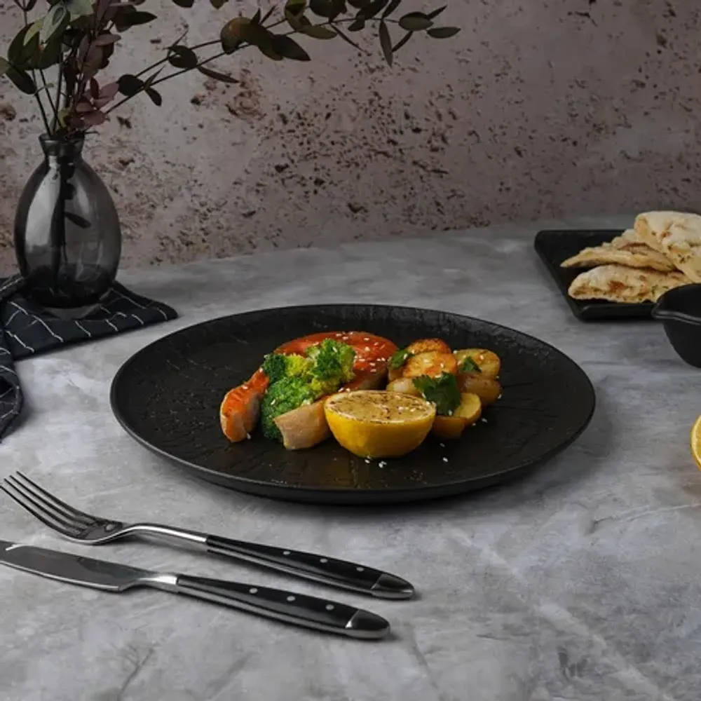 Тарелка d 27 см h2 см Black Raw Wood P.L. Proff Cuisine [3]