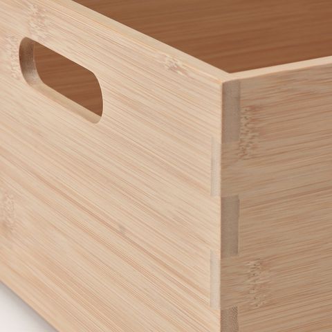 Коробка для хранения IKEA UPPDATERA (УППДАТЕРА), Бамбук, 24x32x15 см