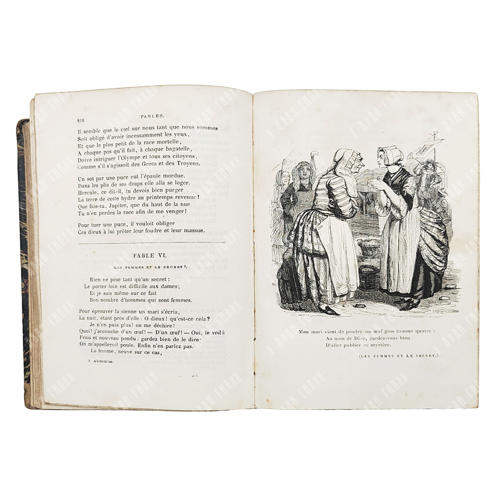 Лафонтен Жан де. Басни Лафонтена / La Fontaine Jean de. Fables de La Fontaine, [б. г., 1864]
