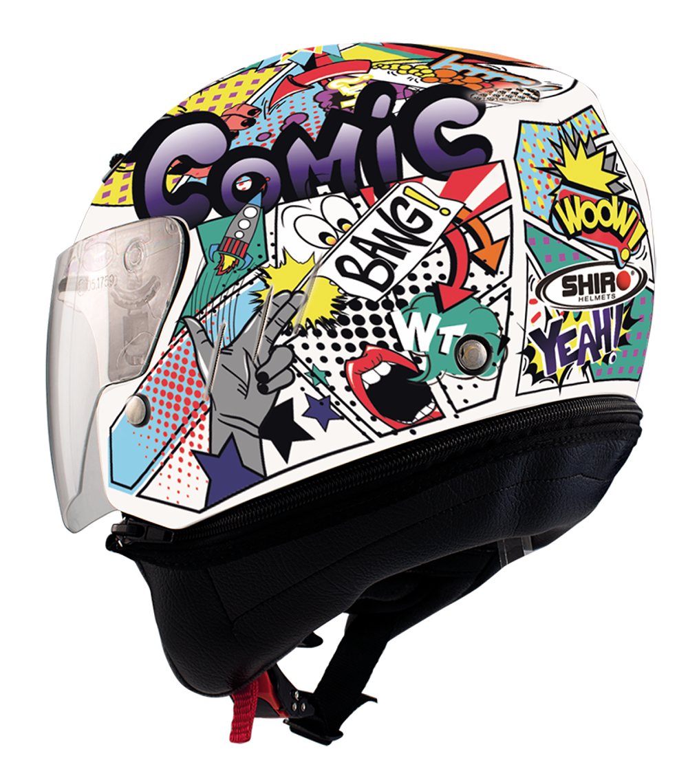 Мотошлем детский Shiro SH20 Comic Kids II