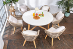 Обеденная группа из тика Joygarden ТАЛАРА M, Natural Teak, бежевый