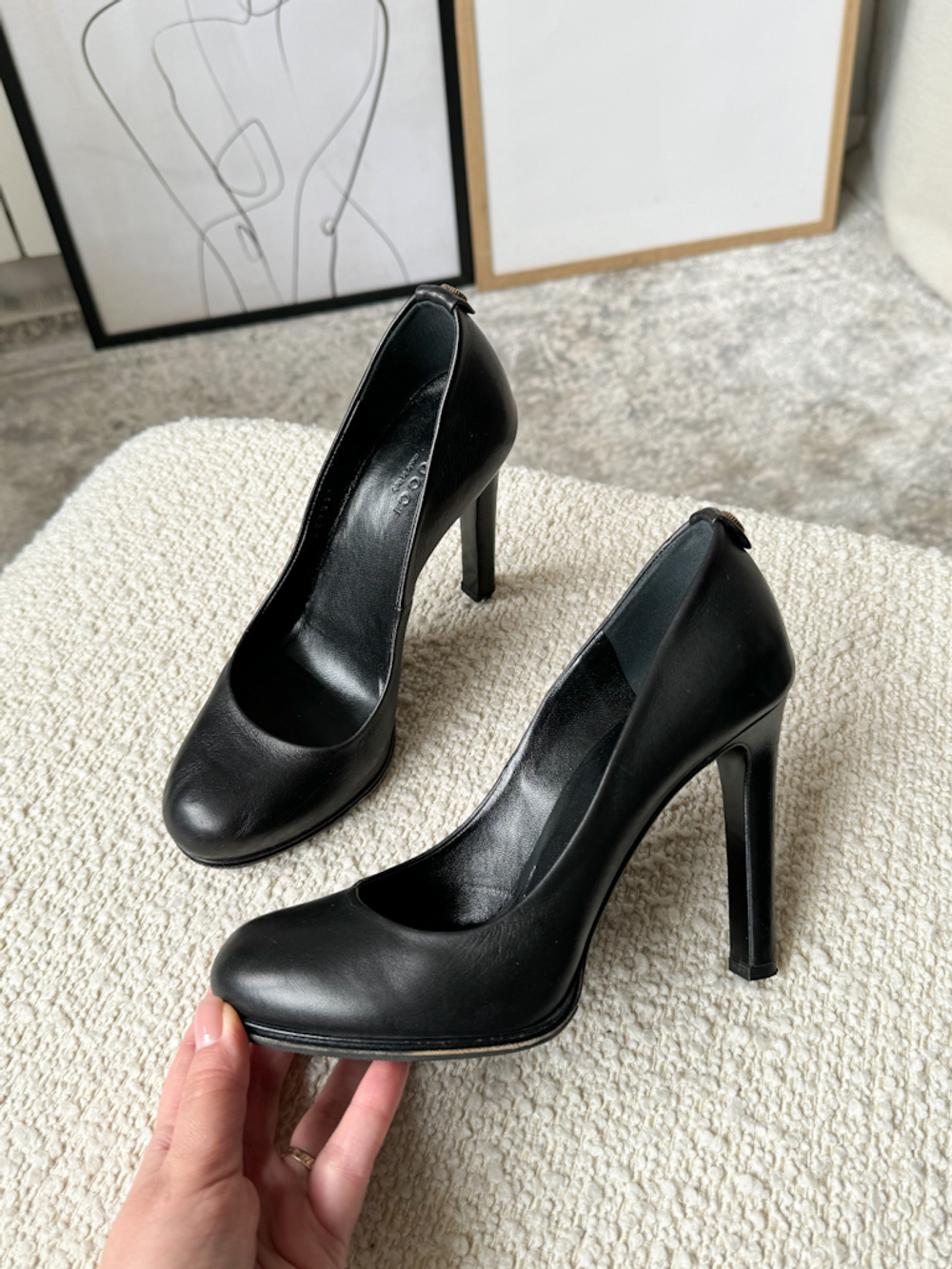 Кожаные туфли Gucci, 36