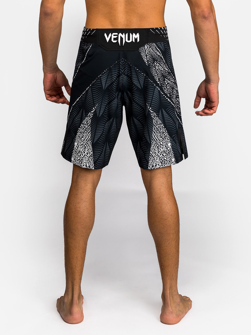 Шорты ММА Venum UFC Zenith Fight Night Long style Black/White