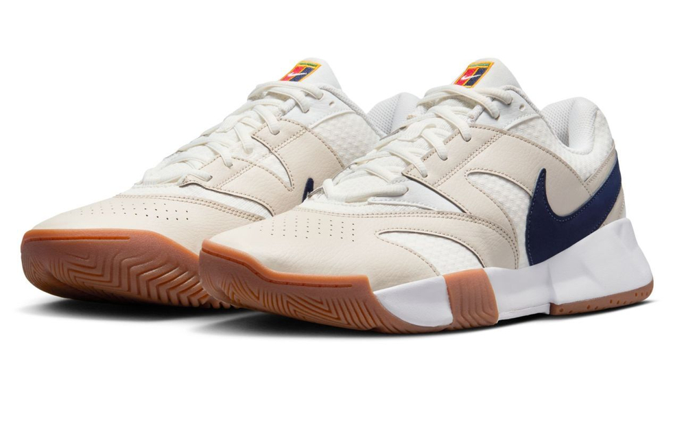 Мужские кроссовки теннисные Nike Court Lite 4 - белый