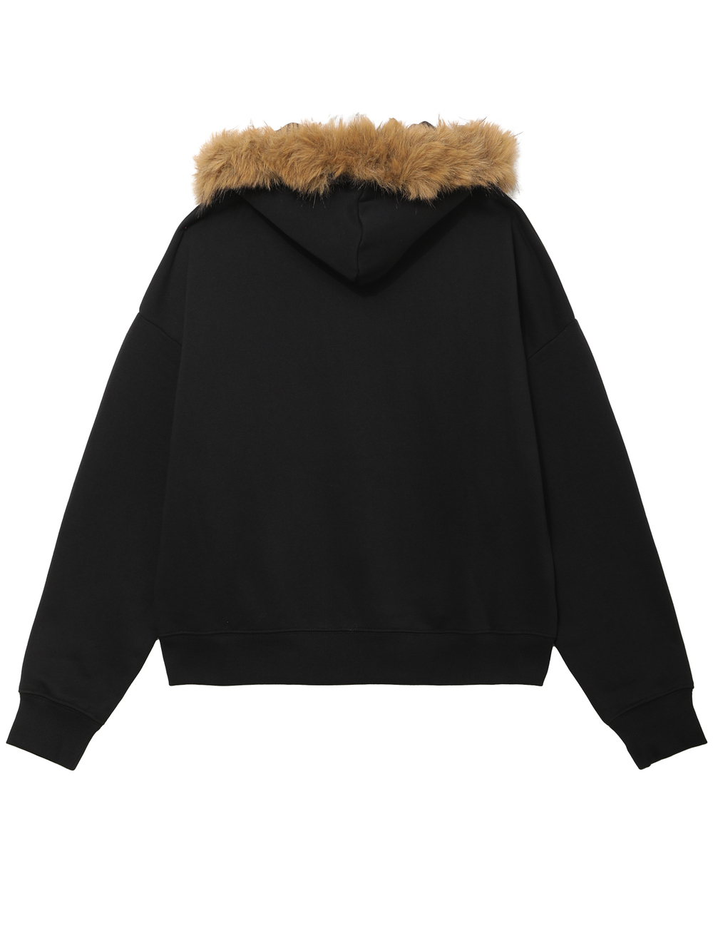 Толстовка С Капюшоном На Молнии Fur Trim Hoodie