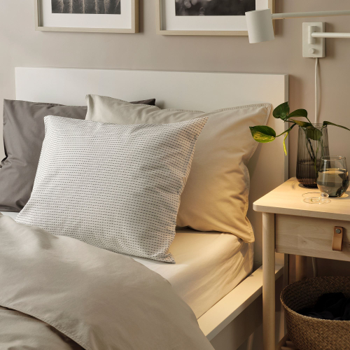 Наволочка IKEA TAGVECKLARE (ТОГВЕККЛАРЕ), Белый, 50х80 см