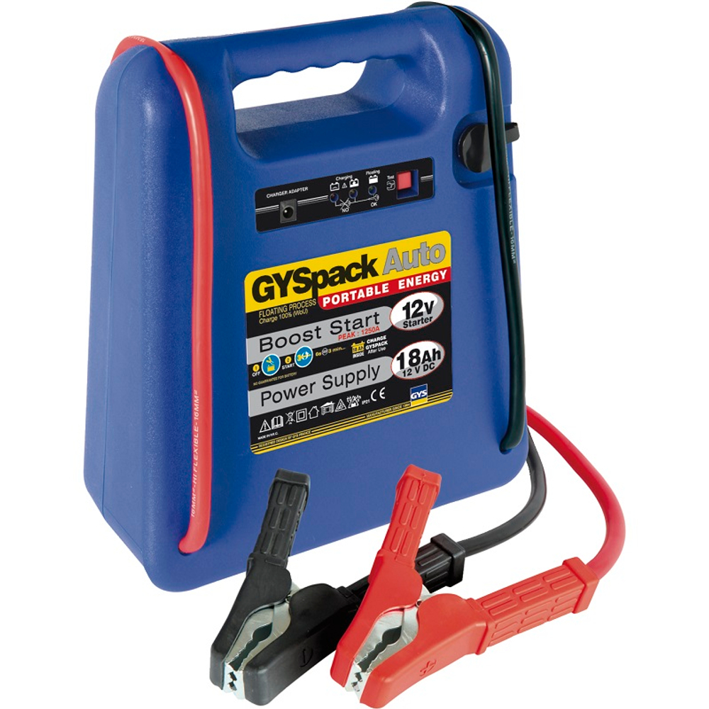 GYSPACK AUTO Автономное пусковое устройство, пусковой ток 1000А, 12/220 В, GYS (Франция)