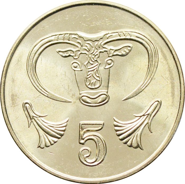 5 центов 2004 Кипр