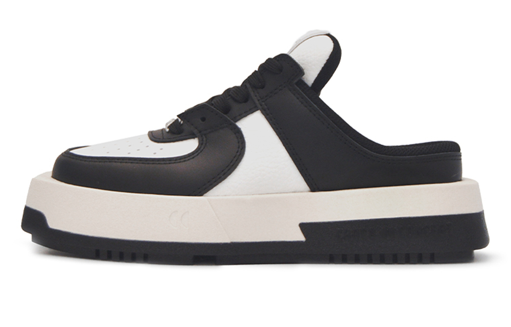 CHOCO CONCERT Cow Leather Stylish Skateboarding Shoes Unisex Black