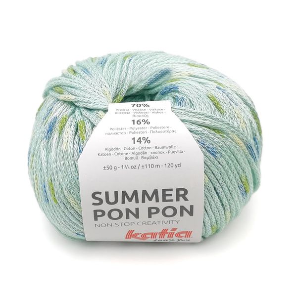 Пряжа Katia (Катя) Summer Pon Pon / уп.10 мот. по 50 г, 110 м, 1359.54