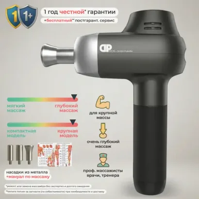 Элитный перкуссионный массажер DP Pro 6
