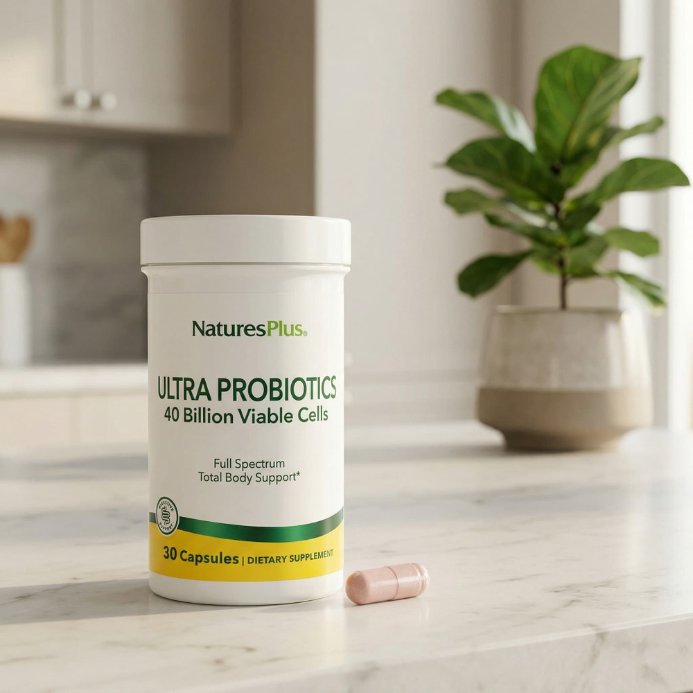 NaturesPlus, ультрапробиотики, 30 капсул