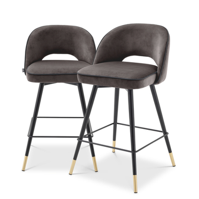 Полубарный стул (сет из 2х)  Counter Stool Cliff set of 2 арт.114324