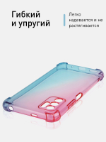 Чехол ROSCO для Poco M3;Xiaomi Redmi Note 10 5G;Xiaomi Redmi Note 10T оптом (арт. XM-RN10T-HARD-TPU-PINK-BLUE)