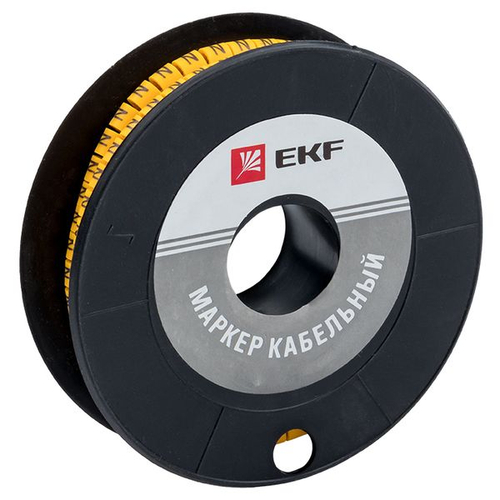 Маркер кабельный 1,5 мм2 "4" (1000 шт.) (ЕС-0) EKF PROxima (200.00 шт.) plc-km-1.5-4