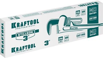 KRAFTOOL STILLSON, 3″, 600 мм, трубный разводной ключ (2727-60)