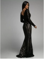 шикарное черное макси платье с пайетками + plus size